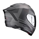 Scorpion Exo-1500 Air Dual Helm matt silber schwarz rot
