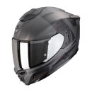Scorpion Exo-1500 Air Dual Helm matt silber schwarz rot