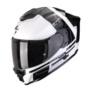 Scorpion Exo-1500 Air Dual Helm weiß schwarz blau