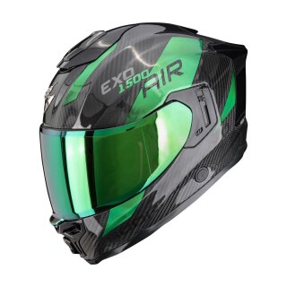 Scorpion Exo-1500 Carbon Air Platted Helm schwarz grau
