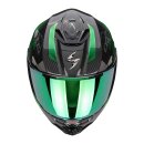 Scorpion Exo-1500 Carbon Air Platted Helm schwarz grau