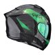 Scorpion Exo-1500 Carbon Air Platted Helm schwarz grau