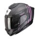 Scorpion Exo-1500 Carbon Air Zity Helm mattschwarz rosa