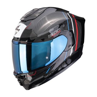 Scorpion Exo-1500 Carbon Air Zity Helm schwarz rot blau