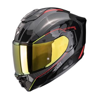Scorpion Exo-1500 Carbon Air Mundi Helm schwarz rot gelb