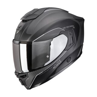 Scorpion Exo-1500 Carbon Air Mundi Helm mattschwarz silber
