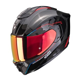 Scorpion Exo-1500 Carbon Air Mundi Helm schwarz rot