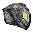 Scorpion Exo-1500 Air Apus Helm schwarz grau gold