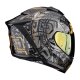 Scorpion Exo-1500 Air Apus Helm schwarz grau gold