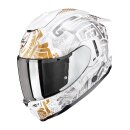 Scorpion Exo-1500 Air Apus Helm Perl weiß grau gold
