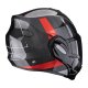 Scorpion Exo-Tech Evo Carbon Cad Klapphelm schwarz rot