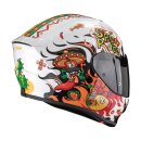 Scorpion Exo-JNR Air Yucatan Kinder Integralhelm weiß orange schwarz