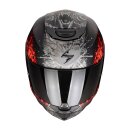 Scorpion Exo-391 Wolf Helm mattschwarz silber rot