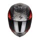 Scorpion Exo-391 Wolf Helm mattschwarz silber rot