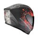 Scorpion Exo-391 Wolf Helm mattschwarz silber rot