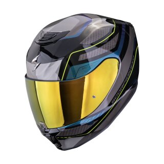 Scorpion Exo-391 Leo Motorrad-Helm schwarz blau