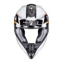 Scorpion VX-16 Evo Air Lignes Crosshelm schwarz orange