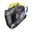 Scorpion Exo-Race Air Kobra Helm matt blau neongelb