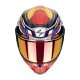 Scorpion Exo-Race Air Kobra Helm blau gelb rot