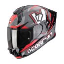 Scorpion Exo-530 Air Rok Motorrad-Helm grau schwarz rot