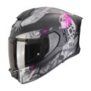 Scorpion Exo-530 Air Hadji Motorradhelm mattschwarz rosa