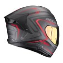 Scorpion Exo-530 Air Slope Motorrad-Helm mattschwarz rot
