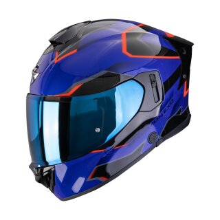 Scorpion Exo-530 Air Clip Helm blau schwarz rot