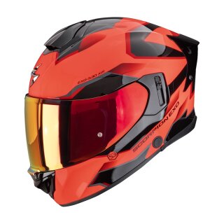 Scorpion Exo-530 Air Clip Helm rot schwarz