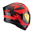 Scorpion Exo-530 Air Clip Helm rot schwarz