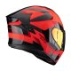 Scorpion Exo-530 Air Clip Helm rot schwarz