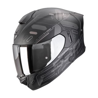 Scorpion Exo-530 Air Fond Helm mattschwarz silber