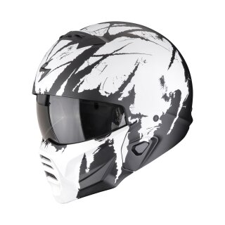 Scorpion Exo-Combat II Marauder Helm mattschwarz weiß