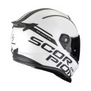 Scorpion Covert FX Danko Helm matt perlmutt weiß schwarz