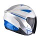 Scorpion Exo-230 Loop Jethelm weiß blau