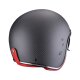 Scorpion Belfast Evo Carbon Jethelm Uni mattschwarz rot