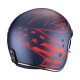 Scorpion Belfast Evo Dawg Jethelm mattblau rot