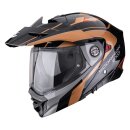Scorpion ADX-2 Kamps Enduro-Helm schwarz kupfer