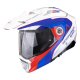 Scorpion ADX-2 Kamps Enduro-Helm weiß rot blau