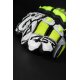 4SR RR Aramid Core Motorrad-Handschuh Race weiß neongelb