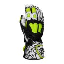 4SR RR Aramid Core Motorrad-Handschuh Race weiß...