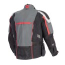 Stadler Fearless Pro Motorrad-Jacke schwarz grau rot