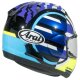 Arai RX-7V Evo Spectre Integralhelm violett Cyan gelb
