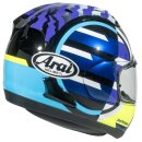 Arai RX-7V Evo Spectre Integralhelm violett Cyan gelb
