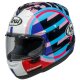 Arai RX-7V Evo Spectre Integralhelm Cyan violett rot