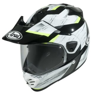 Arai Tour-X5 Anodize Endurohelm neongelb weiß schwarz