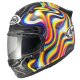 Arai Quantic Swirl Integralhelm weiß schwarz gelb