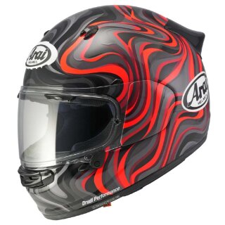 Arai Quantic Swirl Integralhelm rot grau schwarz