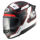 Arai Quantic Giu Integralhelm rot weiß schwarz
