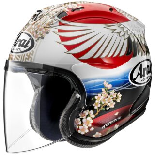 Arai SZ-R VAS Evo Tsubasa Jethelm weiß rot blau