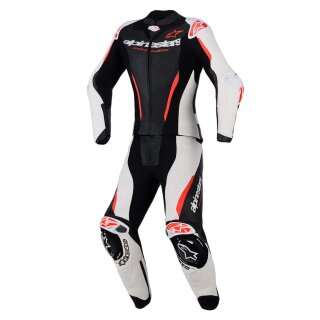 Alpinestars Stella GP-R7 Damen Lederkombi 2Pc weiß schwarz neonrot